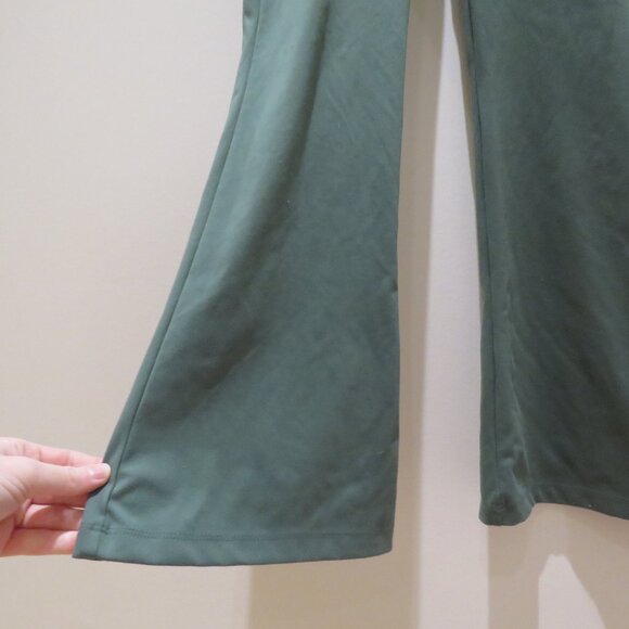 VICTORIA'S SECRET PINK Ultimate Flare Leggings Fresh Forest Green Y2K Lounge - Picture 12 of 14